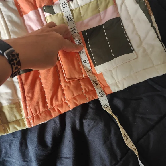 Colorful Patchwork Quilted Jacket - Picture 6 of 6